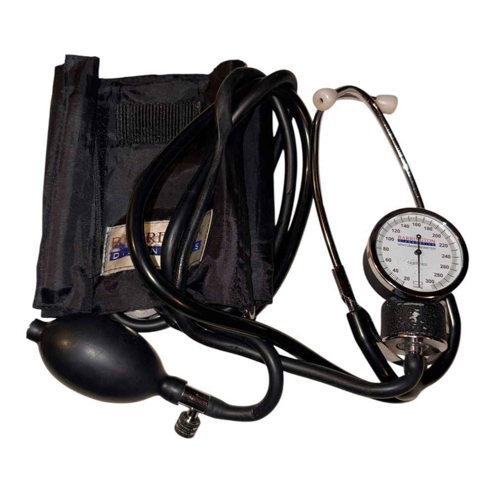 Barrington BP Monitor Manual w/ Stethoscope